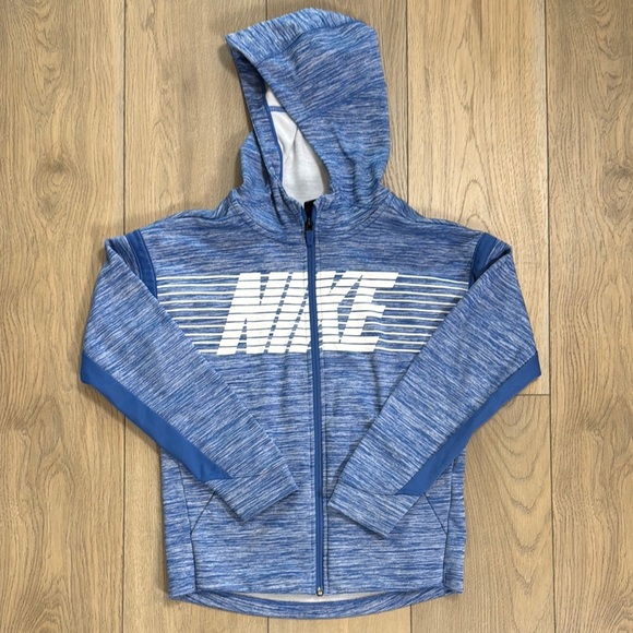 Nike Kids Blue Jacket Hoodie - Picture 1 of 9